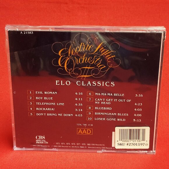 Electric Light Orchestra ELO Classics CD 1990 New Sealed - Picture 2 of 6